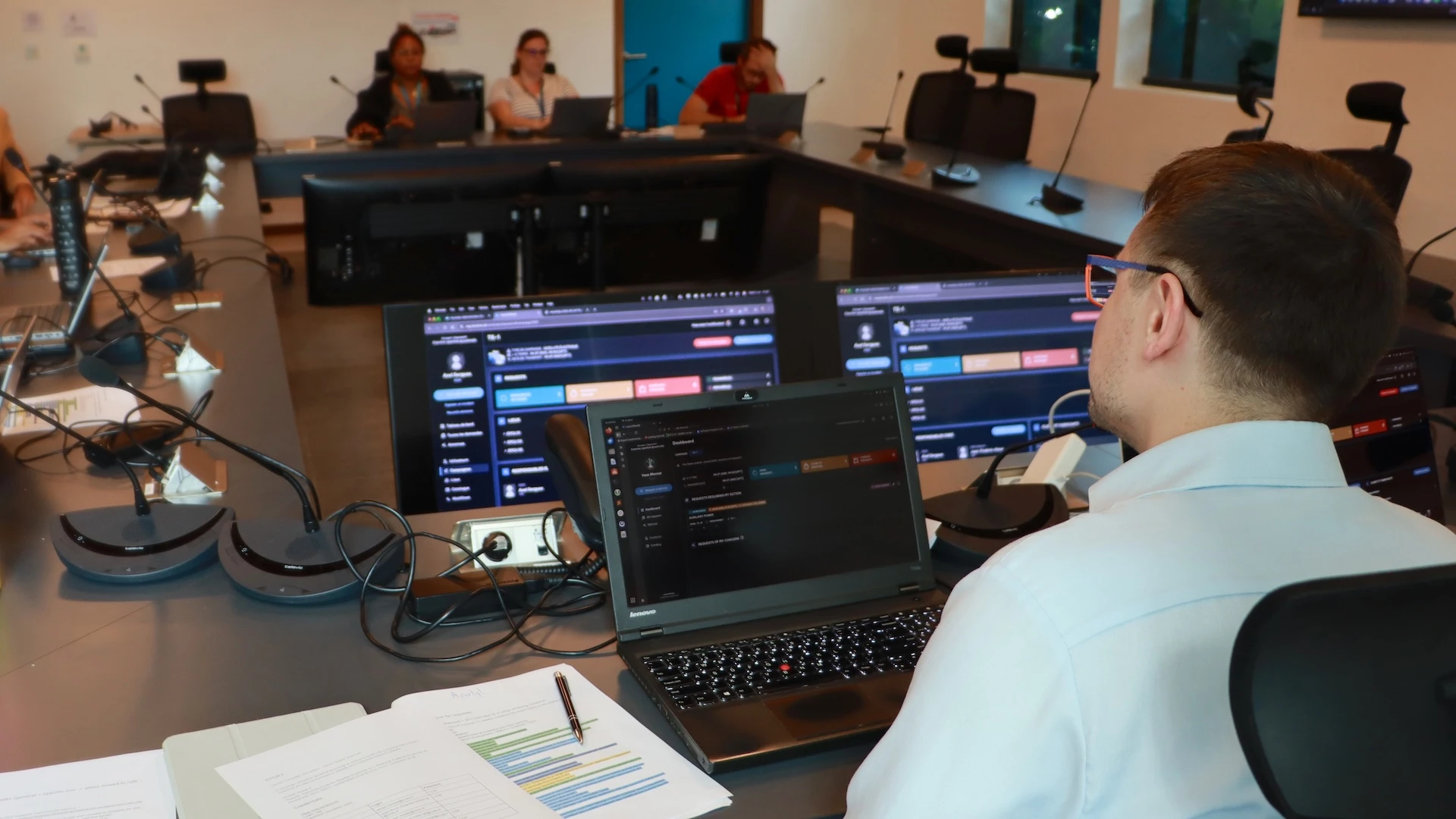 Workshop with mission specialists