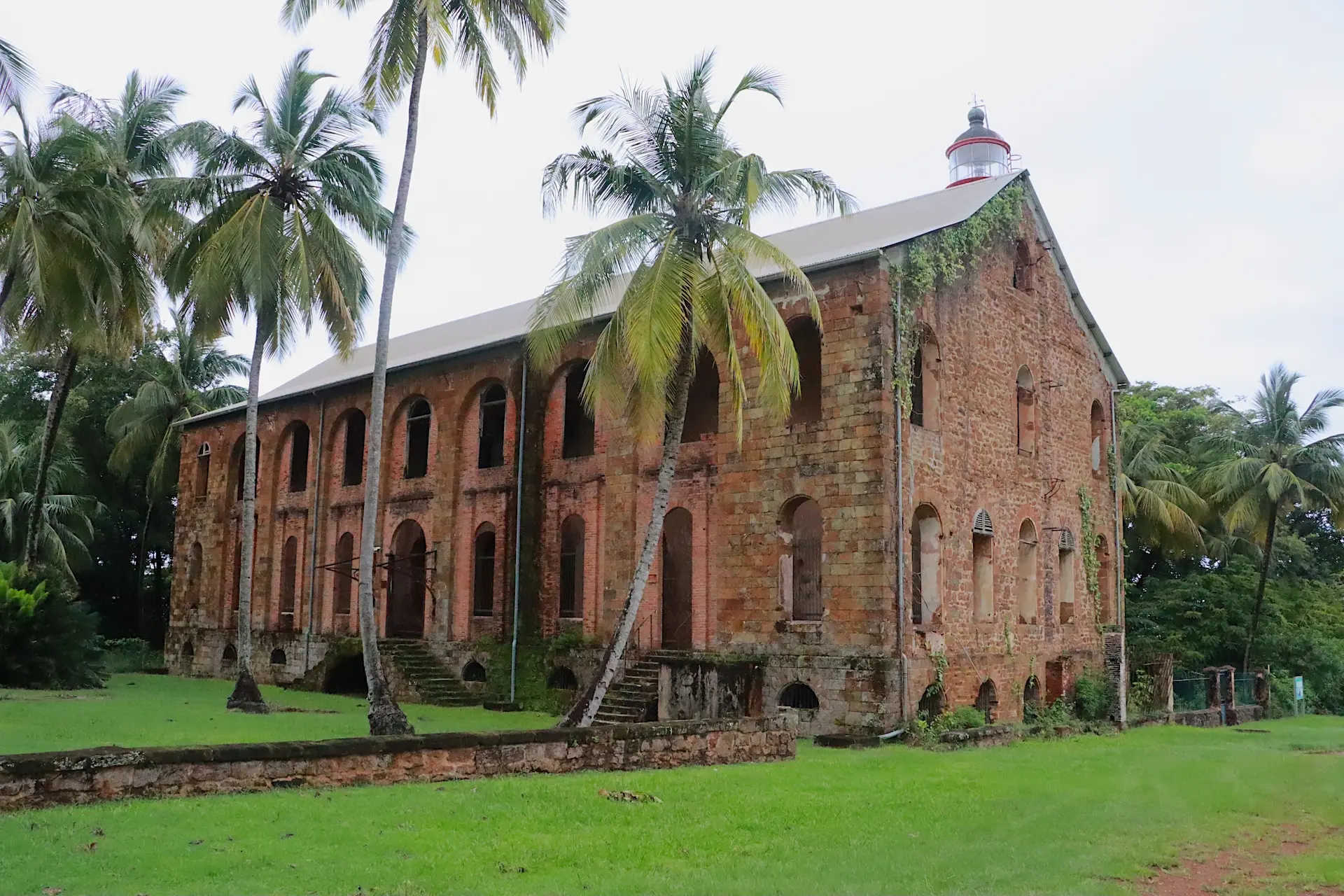 Old hospital on Île Royale, the largest building on the islands