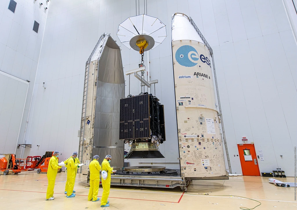 Taking the satellite of CCU2