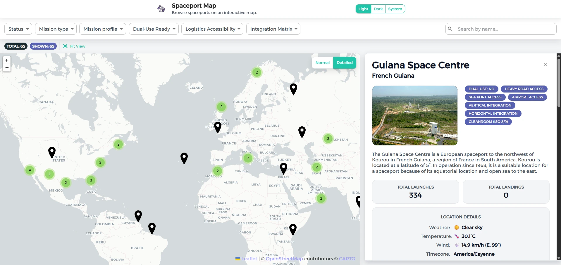 The Spaceports App